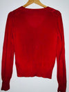 BENETTON Sweater tejido cuello en V. Talla S