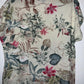 SHEIN Blusa estampada flores. Talla L