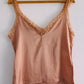 FOREVER21 Top Lencero en satín. Talla S