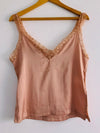 FOREVER21 Top Lencero en satín. Talla S