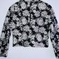 CANEL Chaqueta corta estampada flores. Talla L*