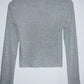AMERICAN EAGLE Camiseta cuello tortuga acanalada. Talla S
