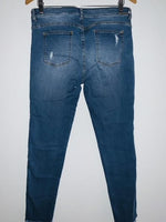 ELA Jean cinco bolsillos con venas. Talla 12