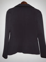 HERNANDO TRUJILLO Blazer formal con detalles en contraste. Talla 8