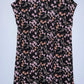 VESTIDO Corto estampado flores. Talla S