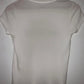 STRADIVARIUS Camiseta básica estampada texto. Talla XS