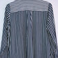 TOMMY HILFIGER Blusa camisera a rayas marineras. Talla S