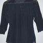 BLUSA En tul estampada puntos. Talla M*