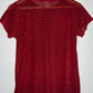 LEMON TREE Camiseta en tul con puntos. Talla M