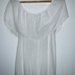 BASEMENT Blusa tipo campesina. Talla L