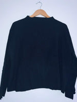 MANGO Sweater básico cuello alto. Talla M