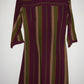LUISA NOGAL Blusón/vestido a rayas verticales. Talla 10 ( M )