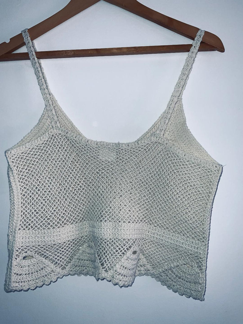 H&M Top Tejido Crochet. Talla S/M