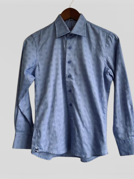 ROBERT GRAHAM Camisa manga larga para niño. Talla 10/12