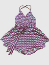 ENTERIZO Falda short estampado. Talla S/M*