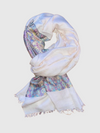 TIBET Pashmina en seda Jacquard estampada. Talla Única