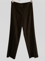 BETTINA SPITZ Pantalon semi formal a rayas pretina cruzada. Talla 4