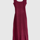 VESTIDO Largo acanalado. Talla S*
