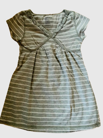 GAP KIDS Vestido preteñido a rayas. Talla M ( 6/8)