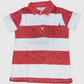 CARTERS Camiseta polo estampada a rayas para niño. Talla 4