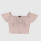 STUDIO F Top con arandela y botones. Talla S