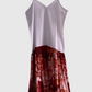 TENNIS Vestido largo con corte estampado. Talla L