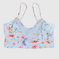 AZZORTI ( NUEVO ) Top lencero estampado. Talla M