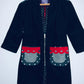 BENDITA SEAS Chaqueta con cortes y cremallera. Talla S