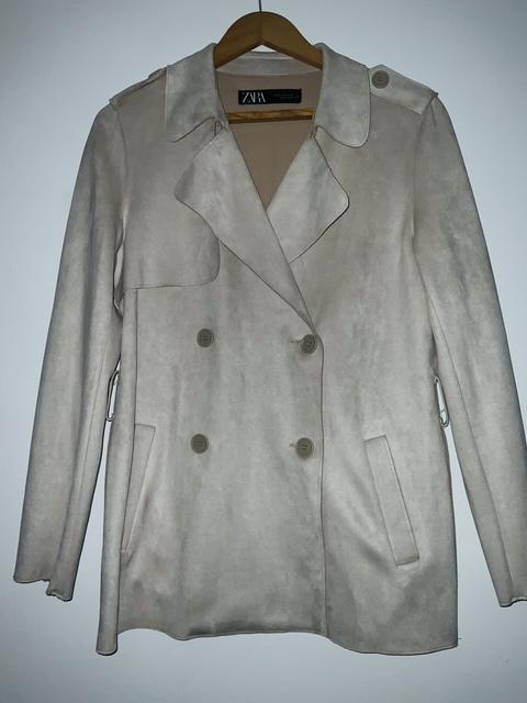 ZARA Chaqueta cruzada para mujer. Talla S