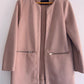 STRADIVARIUS Chaqueta abierta con cierres. Talla S