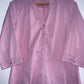 BESO DE COCO Blusa en popelina cuello nerú. Talla M