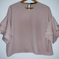 ZARA blusa con mangas con boleros. Talla S