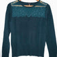 SOUTHLAND Sweater liviano con aplicación. Talla S
