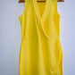 VESTIDO Cuello cruzado. Talla L