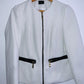 BOGA Chaqueta cuello redondo con contraste. Talla M