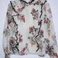 ZARA Blusa Estampada con boleros. Talla L