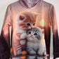 BUZO Estampado gatos. Talla XS*