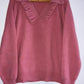 SHEIN Sweater con cuello plisado. Talla L