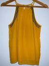 PAPAYA Blusa de tiras cuello halter. Talla L