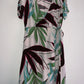 CÉNTRICA Vestido Cruzado estampado. Talla L