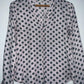 NAF NAF Blusa cuello mao estampada pepas. Talla M