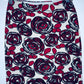 FALDA Corta estampada rosas. Talla 2XS*
