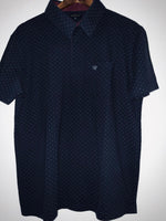 PAT PRIMO Camiseta Tipo polo estampada mini print. Talla XL