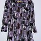 RENATO MASSELLI Blusón Vestido estampado geométrico. Talla M