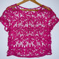 KIMCHI BLUE Top Blonda manga corta. Talla M
