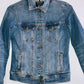 CHEVIGNON Chaqueta en índigo clásica para mujer. Talla XS