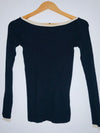 MASSIMO DUTTI Sweater cuello bandeja. Talla XS