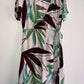 CÉNTRICA Vestido Cruzado estampado. Talla L