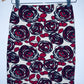FALDA Corta estampada rosas. Talla 2XS*