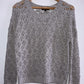 STUDIO F Sweater Tejido calado con lurex. Talla S